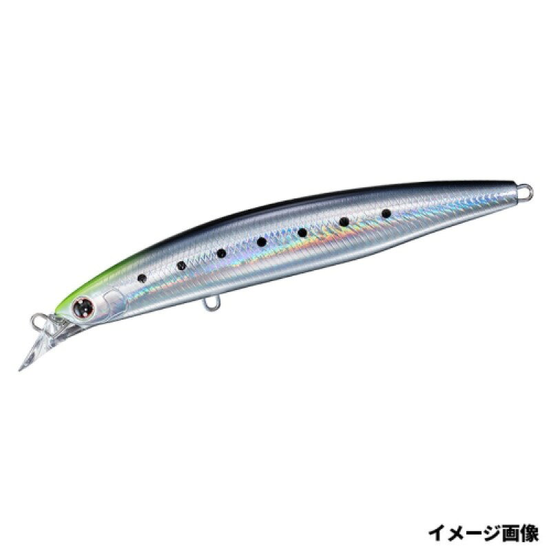 商品説明大物志向アングラーにニーズの強い「2フック仕様」+青物、不意の大物にも対応する貫通ワイヤー構造を採用した。さらにボディ内側のリブを増やした耐ツブレ・衝撃力を強化したボディ構造。[23new16]ITEM INFORMATION130F-HD荒磯の激流の中でも揉まれることなく確実に泳ぎ切る安定性能・操作性を徹底的に追求するために、タングステンメインウエイトを磁力でしっかりホールドする磁着重心移動・保持システム「MAGLOCKシステム(PAT)」を塔載。さらに平均68.6m(当社テスト)の充分なキャスタビリティに加え、軸のブレにくいナチュラルタイトウォブンロールアクション設定は引き重りも少なく、ドリフト、アクション後のポーズ時においてもスイム姿勢を維持するため、荒天時や強烈なサラシゲームでの操作性は大きな武器になることだろう。カラーアデルチャートヘッドイワシサイズ130F全長130mm自重26gタイプフローティングレンジ約80-150cmアクションタイトウォブンロールフックST-56 #2リング#4ショアラインシャイナーZ ランカーハンター 130F-HD アデルチャートヘッドイワシフローティングJAN4550133355097