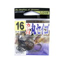 ささめ針(SASAME) カン付丸セイゴ RI-05 16号 11本入 ブラック 【ネコポス 対象商品】