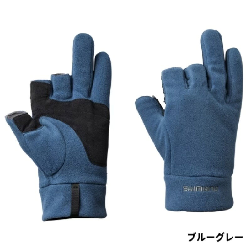 シマノ(SHIMANO) ゴアテックスウィンドストッパー フリース グローブ 3 L ブルーグレー GL-031W