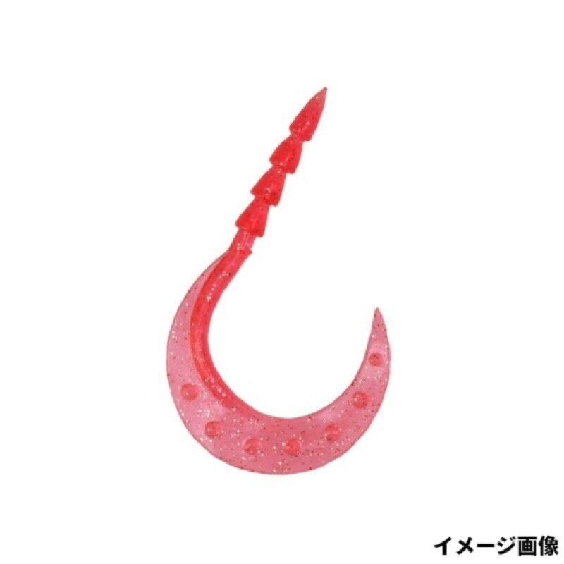 ダイワ(Daiwa) 紅牙 ワーム 玉神ターボシングルカーリー 3.6インチ 紅牙レッド 【ネコポス 対象商品】