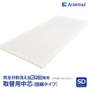 【取り替え用 中芯】スタンダード固綿タイプ完全分割 着脱式 洗える敷布団用 セミダブルサイズ532P26Feb16 ss2506【洗える寝具/アレルギー対策/オールシーズン対応/高級】