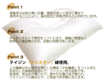 ジュニア用 頚椎サポート枕 (35×50cm) 【枕 子供用 まくら 洗える寝具 アレルギー対策 頸椎】10off【RCP】 fs04gm