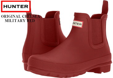 HUNTER(ハンター) レディス サイドゴアラバーブーツ レインブーツ WOMENS ORIGINAL CHELSEA WFS2006RMA 日本正規代理店商品 HUNTERブランドの中で最もベーシックでクラシックなサイドゴアブーツ