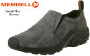 【人気商品　　　一緒にどうですか(^^♪】MERRELL(メレル)&nbsp;ジャングルモック JUNGLE MOC　メンズ&nbsp; &nbsp; &nbsp; &nbsp; &nbsp; &nbsp; 60801 60805 60825 60787　　　モックスリッポンカジュアルウォーキングシューズ【商品説明】アフタースポーツの快適性を追求し、「1,350万足以上も売れ続けるメレルNO.1人気モデル」。スッと履けるフィット感が心地よく、長時間歩くときも疲れを軽減。撥水性に優れ、汚れにも強いピッグスキンレザーを採用しています。The History of Jungle Mocジャングル モックが誕生したのは、今から17年前の1998年。その日、メレルの定例ミーティングは、突然の停電に見舞われました。当然ながら会議はストップ。そんな自由な空気のなかで、これまでにないアイディアが飛び出しました。それは、開発中のハイグリップなアウトソールと、ピッグスキンレザー製スリッポンのアッパーを組み合わせてみるということ。アクシデントから生まれたこの組み合わせは、履き心地に足し算以上の効果をもたらしました。足をサイドから包み込むように設計されたアウトソールは、紐のないアッパーとあいまって、ゆとりある空間を生み出したのです。疲れた足にも楽に履けて、歩き心地がいい。コンフォートシューズの流れを変えたメレルの自信作、ジャングル モックの歴史は、こうしてはじまりました。以来、全世界で1,200万足以上*も売れ続ける大人気モデルに成長し、いまもなお、多くのリピーターを惹き付けています。 *2013年現在 全世界累計（自社調べ)【ブランド説明】1970年代、ユタ州バーナルでMERRELLの創始者ランディ・メレルがオーダーメイドブーツの製作を始めました。幼い頃からアウトドアに親しんだ彼のブーツは全米で評判になり、1981年には「バックパッカー・マガジン」誌上で「北米で最も機能的で快適な靴」に選ばれたのです。この記事を目に留めた2人のアウトドアフリークがランディ・メレルを誘い、ブーツのための新会社MERRELLを設立。生産工程を改良し、「長時間履いても足が疲れない」という魅力をそのままに、次々とアウトドアシューズを展開しました。1998年には大人気の定番モデルとなる「ジャングルモック」を発表。これをきっかけにMERRELLはアウトドアスポーツの枠を超えて、山や街、全ての屋外へとフィールドを広げていきました。さらに2001年には「カメレオン」シリーズが発売され、5年後には世界累計1000万足を突破。その後も、トレッキングや野外フェスまで幅広いユーザーに愛される多様なラインを展開し、現在世界135カ国で販売され、その数は年間1600万足を超えています【スペック】&nbsp; &nbsp;靴幅: EEメイン素材: 豚革表地: スウェードソール素材または裏地: 合成底耐水ヒールの高さ: 4 cm【展開サイズ メンズ 24.0 24.5 25.0 25.5 26.0 26.5 27.0】 HOW TO CARE 新しい靴を 最初に履かれる前に、一度、クリーム、防水スプレーなどを均一につけて拭いてください。キズ、汚れが保護されて、後の手入れが大変楽になります。特に、白靴や、色の淡い靴ほど、最初の手入れが肝心です。 雨で濡れた靴は 汚れを落としてから陰干しにし、よく乾かしてから磨いてください。濡れた靴を火や日光で急激に乾かしますと革が硬くなり、もろくなります。絶対にさけてください。 靴を保存される場合は 普通の靴の手入れと同様にきれに磨き、靴底の泥を取り湿気の少ない場所に置いてください。また、シューキーパーを使用し、衣類などで使う、防虫剤を数錠入れておくと、型崩れやカビを防ぎます。 起毛製品のお手入れ法 &#10112;ブラシで表面についたゴミ、ホコリを丁寧に落としてください。汚れのひどい時はアートクリーナー（消しゴムタイプ）で軽くこすって汚れを落としてください。 &#10113;スエードブラシなどで、繊維の中のホコリや汚れを、毛を起こすような方法で取り除いてください。 &#10114;スエードスプレーを20〜30cm離してむらなく吹きかけて下さい。その後、靴が乾いてから、スエードスポンジ、ブラシにて軽く毛を立たせてください。スエードスプレーなどには製品の色を鮮やかに蘇らせ、活性剤が浸透して起毛革の毛並みをしなやかにする効果があります。 注）起毛製品は汚れたら、手入れが大変ですので、新しいうちに、手入れの後などには、防水スプレーなどで、保護しましょう。 アウトドアシューズのお手入れ法 アウトドアシューズ（オイルアップレザー）は仕上げの工程でオイル（油脂）加工を施した物です。アウトドア、デッキ、ウエスタン、エンジニアなどが代表的です。 &#10112;中性タイプの汚れ取り剤で革を傷めず汚れを落とします。 &#10113;ミンクオイルを使い、革に栄養を補給し、光沢をだします塗布後、時間をおき栄養分を染み込ませた後、軽く磨き上げてください。 ★なによりも、最初に履かれる前に、まずクリーム、スプレーなどで、保護される事をお勧めいたします。 弊社は、そのために防水スプレー散布をサービスしています。 OTHER トップページへ ブランドリストへ シューケアアイテムへ スクールアイテムへ クロッグアイテムへ ポイント20倍アイテムへ