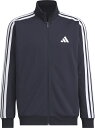 adidas(アディダス) JZR00 51 MMH3SトラックT スリーストライプス レギュラーフィット ダブルニット トラックジャケット ジャージ 上着 羽織 メンズ 男性用 ストレッチ性 トレーニング 筋トレ(4)
