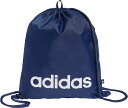 adidas(アディダス) KUK78 51 リニアジムサック リニア ジムサック ナップサック かばん バッグ シューズバッグ シューズケース 着替え入れ く...