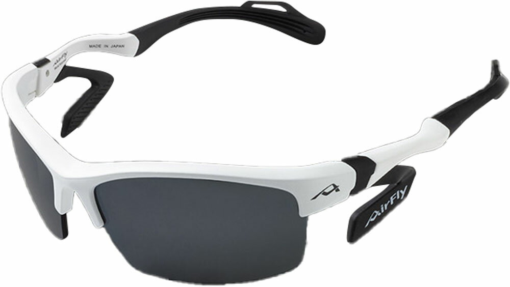 エアフライ Airfly AF303C2 スポーツサングラス_AF−303_C−2 鼻パッドのないスポーツサングラス AF−303 C−2 WHITE MATT