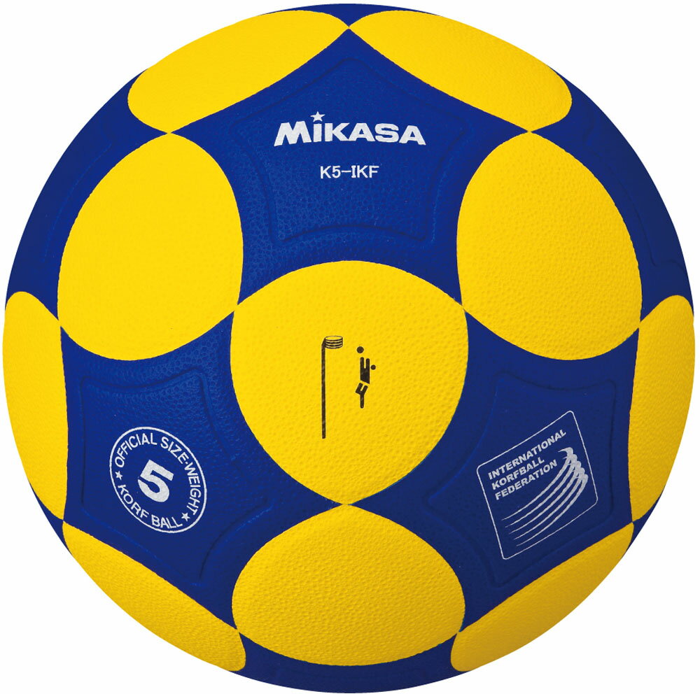 ミカサ(MIKASA) K5IKF コーフボール＿IKF＿ハリキ／アオ コーフボール 国際コーフボール連盟 公式試合球