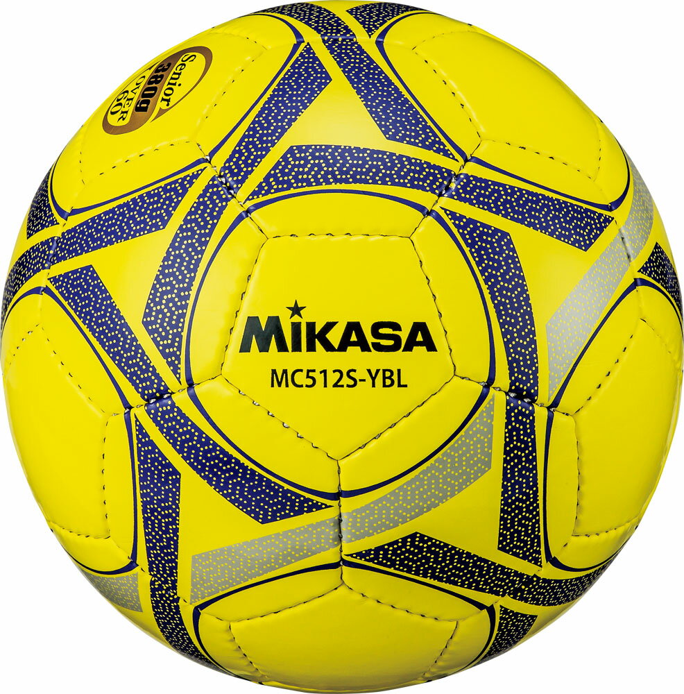 ミカサ(MIKASA) MC512SYBL サッカー5ゴウテヌイ_ケイリョウ80G_Y/B 軽量球5号 シニア用