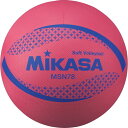 ミカサ(MIKASA) MSN78R ソフトバレー78CM＿アカ カラーソフトバレーボール 検定球 R 78cm