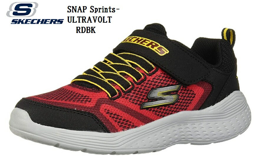 楽天フューチャーロードSKECHERS 97546 （スケッチャーズ）SNAP Sprints-ULTRAVOLT カジュアルスニーカー スポーティなメッシュ素材 キッズ ボーイズ