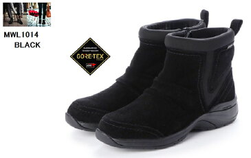 (madras Walk)MWL1014 マドラスウォーク 【GORE-TEX】レザーサイドファスナーカジュアルブーツ 脱ぎ履き楽らく スポーティスリッポンブーツ レディス