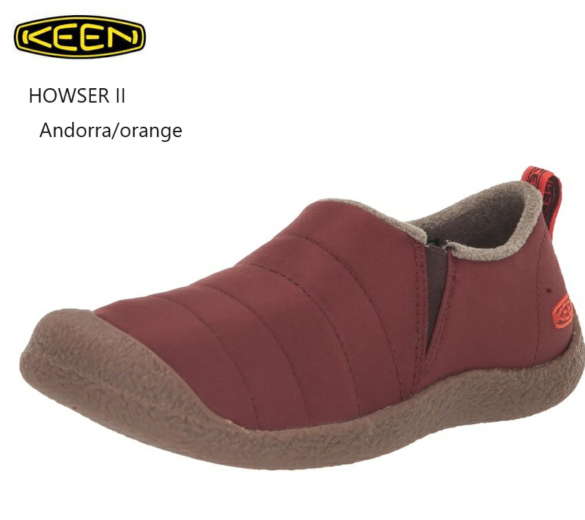 KEEN HOWSER 1023981 1028116 レディス スリッポンモックアウトドアカジュアルシューズ リラックスシューズの進化形。楽で暖かく洋服とも似合う