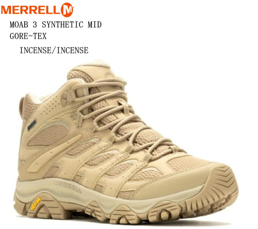 MERRELL()MOAB 3 SYNTHETIC MID GORE-TEX(WIDE WIDTH) Y gbLOJWAu[c J500435 J500431 hdl nCLO}`AEghAV[Ŋ􂷂鍂@\