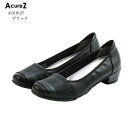 AcureZ(アキュアーズ)AO10127 レディス オトナのカジュアルパンプス 素材のコンビネーション 足ゆび広がる 母趾側にゆとりをもたせたオリジナルの靴型...