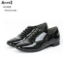 (アキュアーズ)AcureZ AO10229 レディス レースアップカジュアルシューズ 約1.5cmヒールのスクエアトゥ 足ゆび広がる 母趾側にゆとりをもたせた...