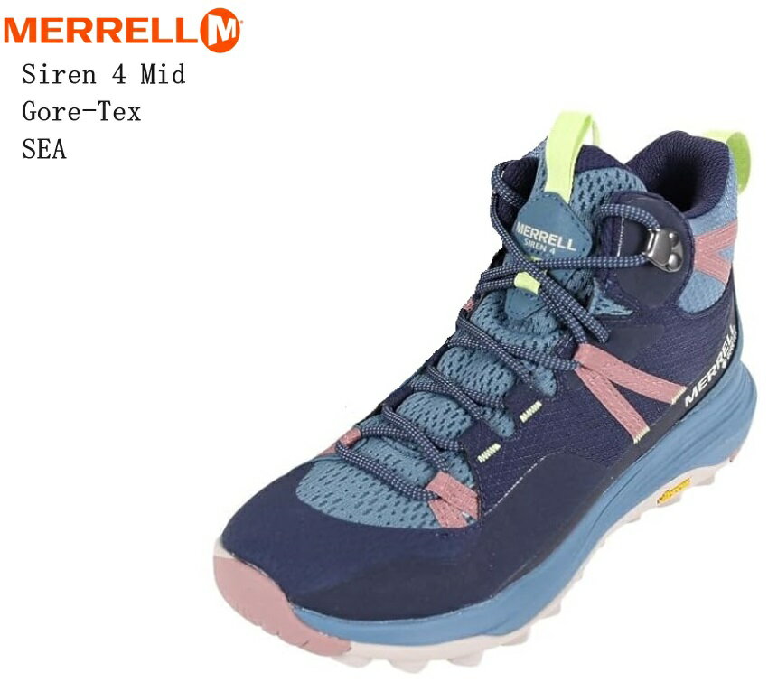 MERRELL(メレル)Siren 4 Mid Gore-Tex J037282 J37288 レディス トレッキングブーツ 快適性 サポート性 全天候型 ア…