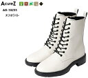 (アキュアーズ)AO-10255 AcureZ レディス 本革 GORE-TEX 全天候型編み上げカジュアルショートブーツ サイドファスナー仕様 母趾側にゆとり...