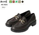 (アキュアーズ)AcureZ AO-10252 レディス 本革 GORE-TEX 全天候型ビットローファーカジュアルシューズ 母趾側にゆとりをもたせたオリジナル...