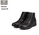 ヒロココシノ(HIROKO KOSHINO FEMME)HRL3004 レディス ハイカットドレススニーカーブーツ 【撥水加工】サイドファスナー仕様 同系色の素...