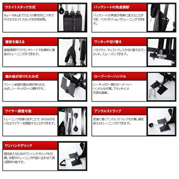 【ワンダフルデー ポイント10倍】ホームジム セット 100kg DXホームジム 100 コンパクトなのに最大100kg 本気モードの肉体改造 筋トレ 筋トレ 器具 トレーニングマシン 自宅 トレーニング器具 筋トレ マシン