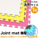 ジョイントマット DX リバーシブル 1枚セット 大判 厚手 フリーカット 100cm×100cm×厚2cm 大判 フリーカット 防音 トレーニング リングフィ...