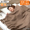 【本日5%引クーポン】 電気毛布 掛け敷き 兼用 130×188cm 洗える 3段階温度調節 スライド温度調節 ダニ退治 敷き 電気敷毛布 敷き毛布 敷毛布 電...