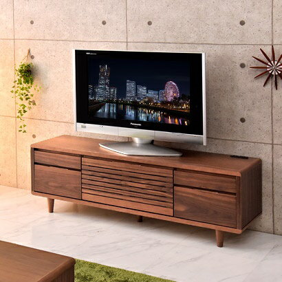 乐天商城 - テレビ台 140 完成品 木製 天然木 テレビボード TV台 ローボード ロータイプ TVボード 幅140cm テレビラック 大型 32型 リビングボード 収納 32インチ 【超大型】【後払い不可】