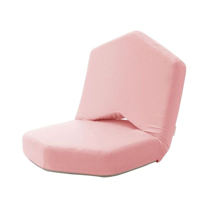 日本製 低反発 座椅子 ピンク 14段階