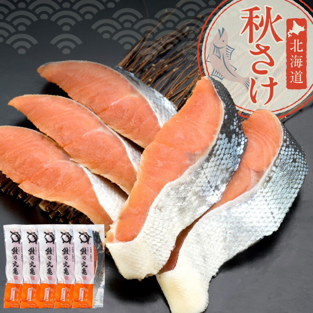 北海道秋さけ ひとしお鮭 80g×5切 箱詰め 鮭 甘塩鮭 銀毛オス鮭 天然 切身 水産 海鮮 魚介 しゃけ 魚 シャケ 焼き魚 冷凍 和食 朝食 夕食 おかず お弁当 お茶漬け 総菜 便利 時短 アレンジ お取り寄せ 北海道 札幌市