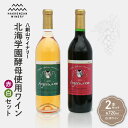 【ふるさと納税】 ★さっぽろ地ワイン★ 赤ワイン 白ワイン 720ml 2本 セット 飲み比べ 赤 白 ワイン 北海学園酵母 お酒 アルコール 酒 八剣山ワイナ...