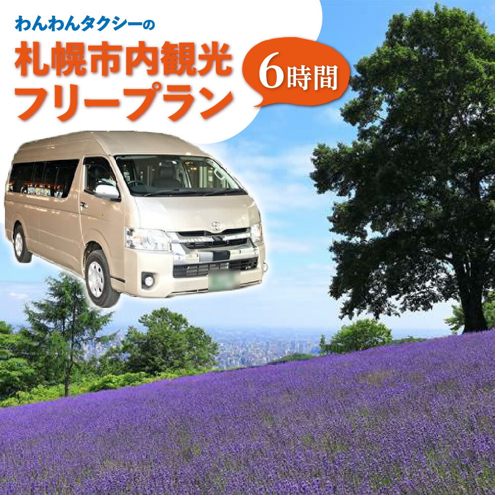 タクシー券 6時間 貸切 タクシー フリープラン ラグジュアリーミニバン 観光 旅行 お出かけ 外出 便利 わんわんタクシー サービス チケット クーポン 利用券 北海道 札幌市