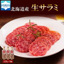 北海道産 生サラミ 120g 3個 セット サラミ 豚肉 豚 ポーク ブロック 乳酸菌 発酵 熟成 おつまみ 国産 冷蔵 パーティー ギフト 札幌バルナバハム バルナバフーズ 送料無料 北海道 札幌市