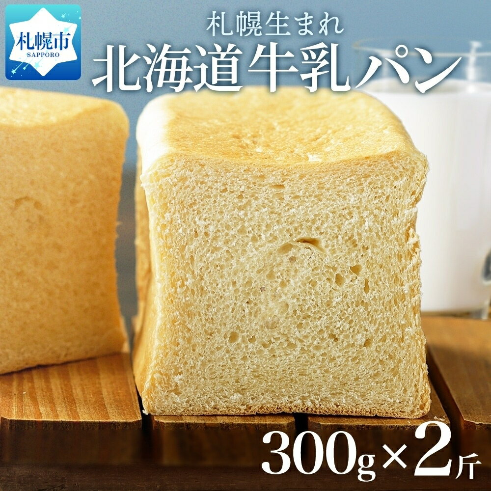 デニッシュ 【ふるさと納税】 北海道牛乳100%パン 300g プレーン 2個 牛乳パン パン 食パン 冷凍パン デニッシュ トースト ベーカリー 冷凍 北海道産 小麦 牛乳 朝食 軽食 ギフト 送料無料 フーズ＆ブレッド 北海道 札幌市