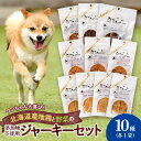 【ふるさと納税】 無添加ジャーキー セット 10種類 1袋 愛犬用 地鶏 鶏 野菜 無添加 動物 犬 ドッグ ペット ご褒美 餌 フード エサ おやつ 乾物 ご...