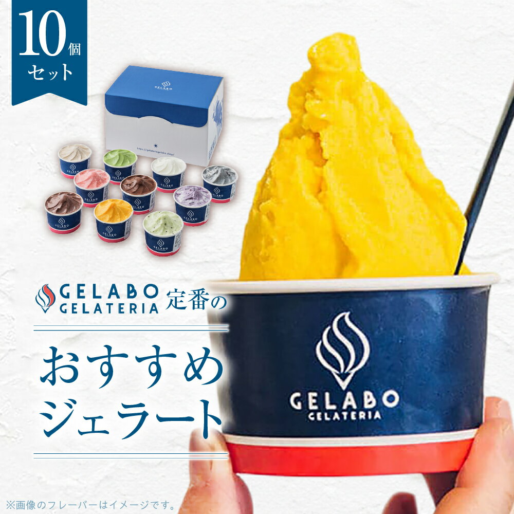 札幌ジェラート専門店◆ 10種 セット ジェラート ミルク ショコラミルク ティラミス マンゴー ブルーベリー チーズ 抹茶 ヨーグルト 黒ゴマだんご つぶあん ミルクティー アイス スイーツ デザート 氷菓 食べ比べ プレゼント ギフト 北海道 札幌市