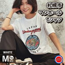 【ふるさと納税】 札幌市 マンホールTシャツ 白 Mサイズ ファッション メンズ ウィメンズ 1枚 サイズM 札幌市 ふるさと納税 北海道ふるさと納税 Tシャツ ホワイト マンホールデザイン 札幌 北…