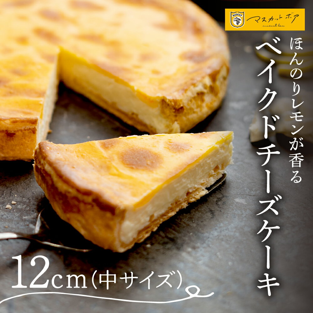 54位! 口コミ数「0件」評価「0」 ベイクドチーズケーキ(中) 12センチ お菓子 スイーツ ベイクド チーズケーキ チーズ クリームチーズ 北海道 札幌市 冷蔵配送