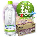 【ふるさと納税】 ◆北海道限定◆ い・ろ・は・す ハスカップ 【 選べる 本数 】 540ml PET 24本 48本 いろはす 北海道限定 フレーバー ドリン...