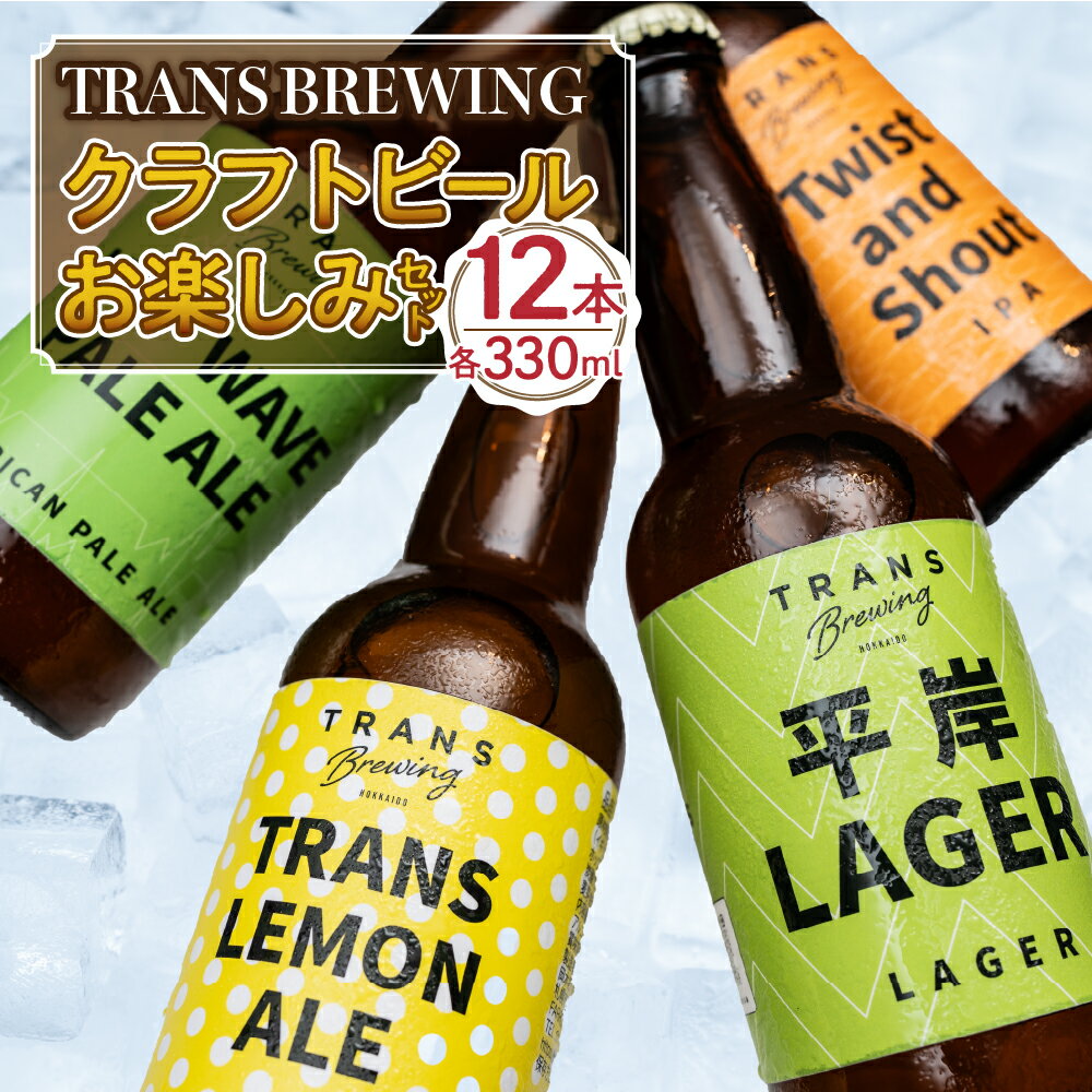 【ふるさと納税】札幌平岸発！TRANS BREWING クラフトビールお楽しみ12本セット