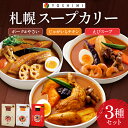 【ふるさと納税】 スープカレー 3種 セット 北海道産 じゃがいも チキン ポーク 野菜 えび スープ カレー 具材付き 本格 スープカリー 専門店 YOSHIMI ご当地 名物 グルメ お取り寄せ 惣菜 詰め合わせ 食べ比べ お土産 レトルト ストック 温めるだけ 簡単 北海道 札幌市