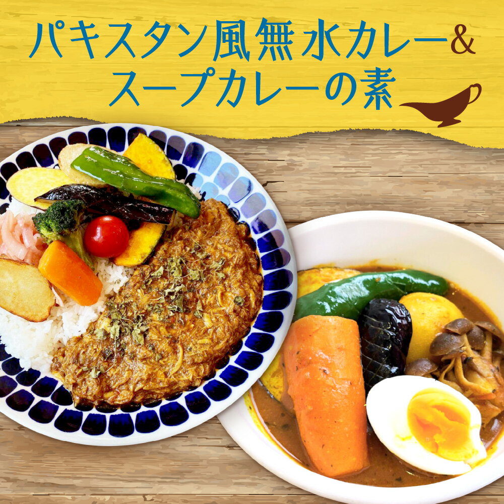 カレーキット パキスタン風 無水カレー 5人分 スープカレーの素 1袋 セット レシピ付き スープカレー スパイスカレー 自然素材 本格 スパイス カレー 手軽 安心 北海道 札幌市