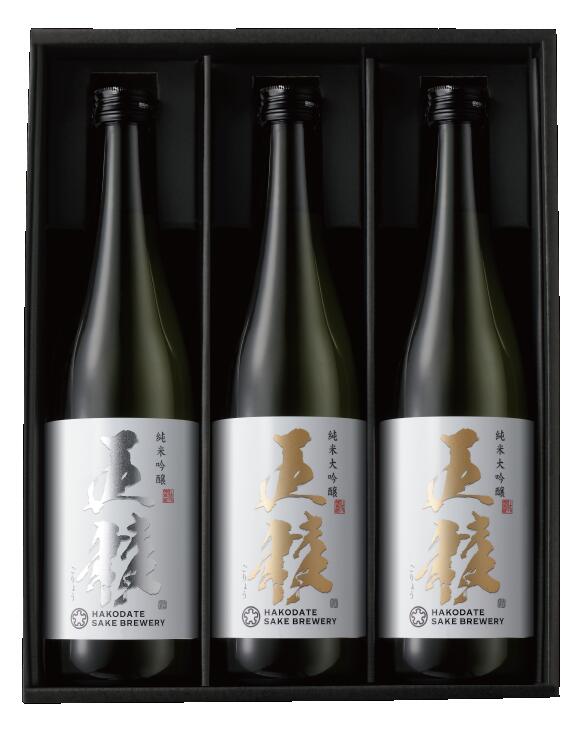 「五稜」飲み比べセット 純米吟醸720ml1本,純米大吟醸720ml2本