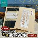 【ふるさと納税】五年熟成 献上昆布の里〈北海道尾札部産〉 天然元揃昆布 「真昆布」