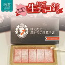【ふるさと納税】はこだて恋いちご いちご生チョコレート 3個セット