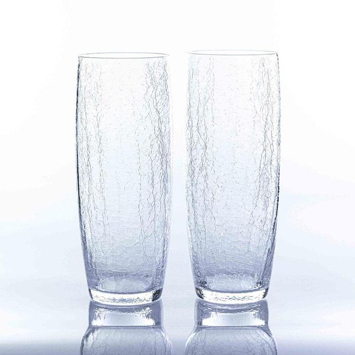 13位! 口コミ数「0件」評価「0」CRACKS カクテルグラス ペア 390cc×2個 高さ16cm ギフト | カップ コップ グラス ガラス製品 ガラス 食器 洋食器 テ･･･ 