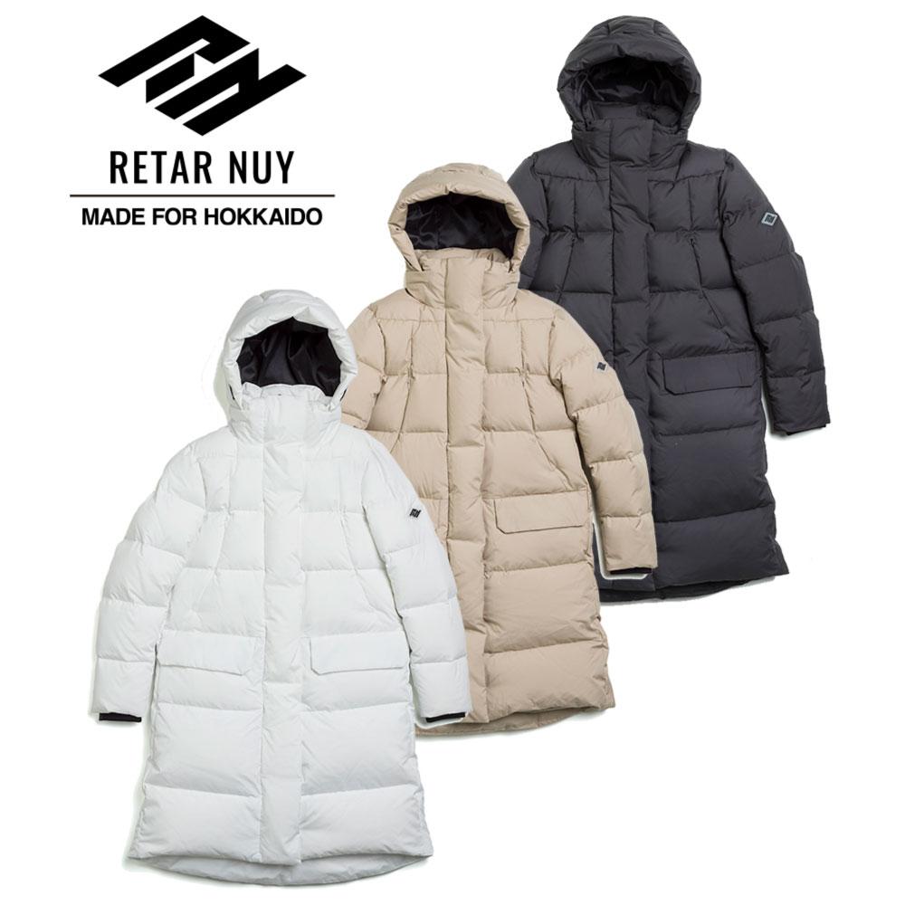 【ふるさと納税】＜WOMEN＞北海道ダウン：RETAR NUY/レタールヌイ［MAW 2］LONG DOWN COAT | ダウン ダウンジャケット コート 防寒具 アウター 軽量 おしゃれ ロング丈 レディース お取り寄せ ファッション 小樽市 北海道 送料無料
