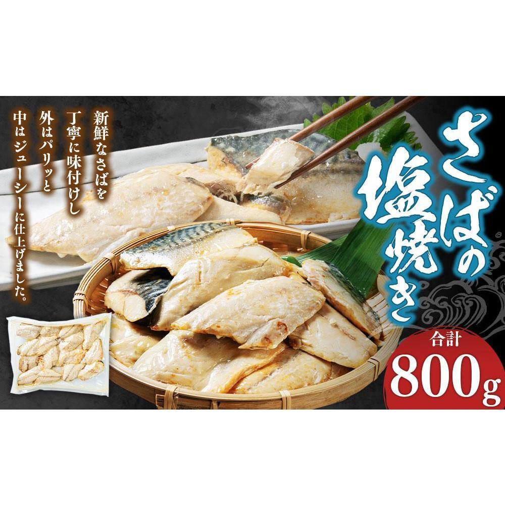 【ふるさと納税】【数量が選べる】さばの塩焼き 2~6パック (合計800g~2.4kg) | 魚介類 水産 食品 人気 おすすめ 送料無料