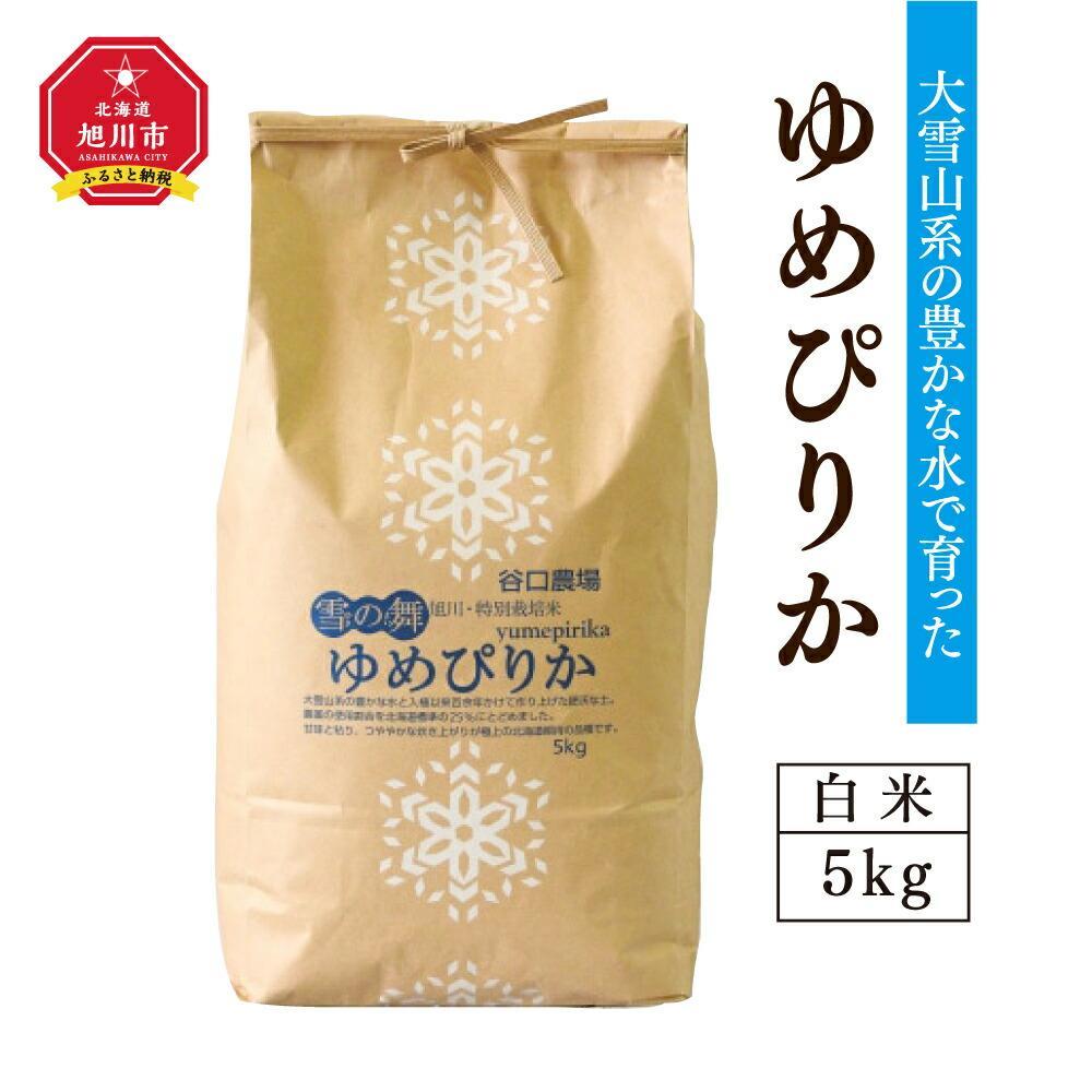 【ふるさと納税】令和4年産ゆめぴりか　白米5kg　～大雪山系