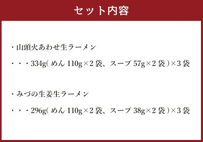 北海道旭川市 ふるさと納税 【ふるさと納税】藤原製麺 製造 旭川 生ラーメンセット (山頭火あわせ、みづの )各2袋入り×3袋 | 麺 食品 加工食品 人気 おすすめ 送料無料 画像3